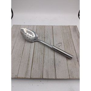 Stainless Steel Slotted Spoon 11 1/2" Unbranded Holes